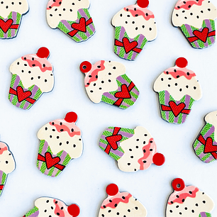 PIN ✦ CUPCAKE ACRÍLICO