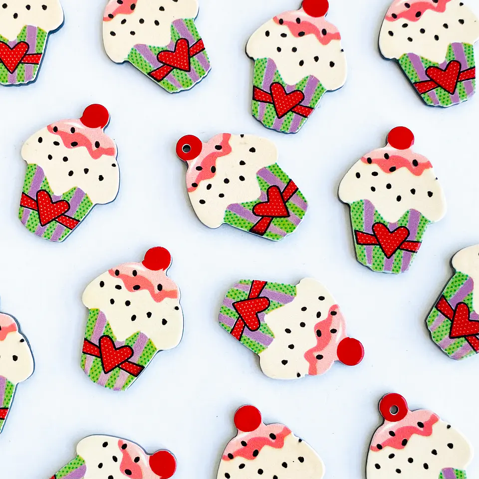 PIN ✦ CUPCAKE ACRÍLICO 1