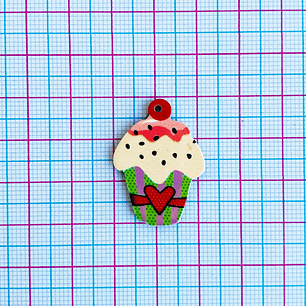 PIN ✦ CUPCAKE ACRÍLICO