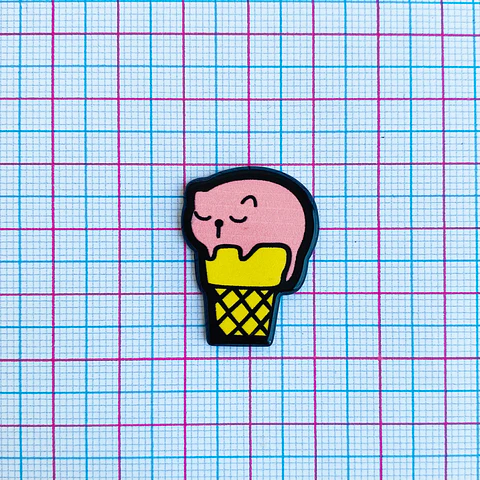 PIN ✦ HELADO ACRÍLICO