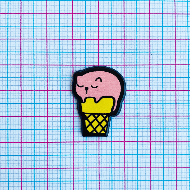 PIN ✦ HELADO ACRÍLICO 2