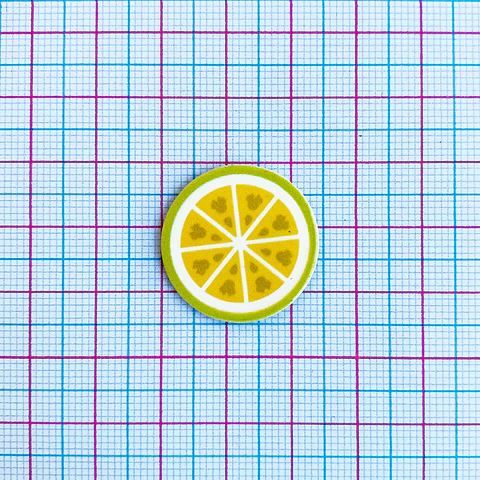 PIN ✦ LIMÓN ACRÍLICO