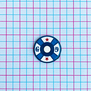 PIN ✦ FICHA DE CASINO (ELIGE TU COLOR FAVORITO)