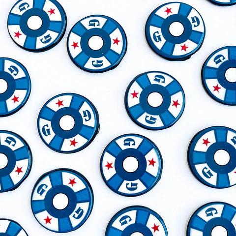PIN ✦ FICHA DE CASINO (ELIGE TU COLOR FAVORITO)