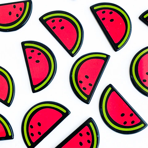 PIN ✦ SANDIA ACRÍLICA