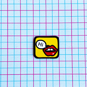 PIN ✦ BOCA ACRILICO