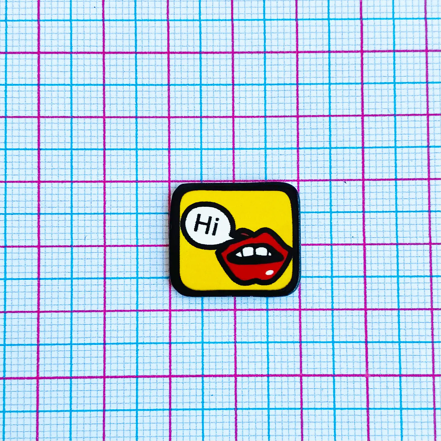 PIN ✦ PLACA LABIOS ACRILICO 2
