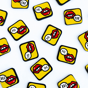 PIN ✦ BOCA ACRILICO