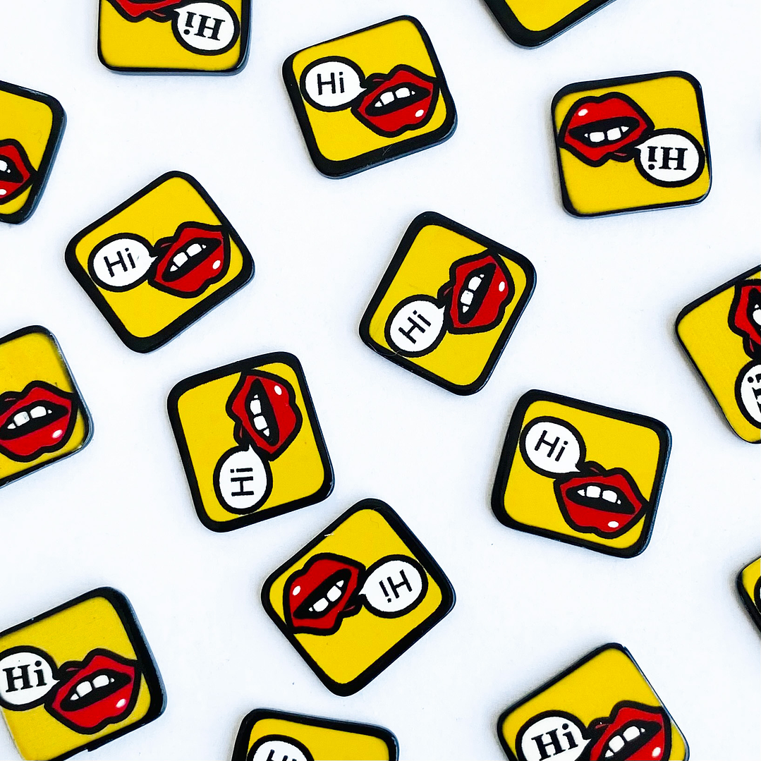 PIN ✦ BOCA ACRILICO 1