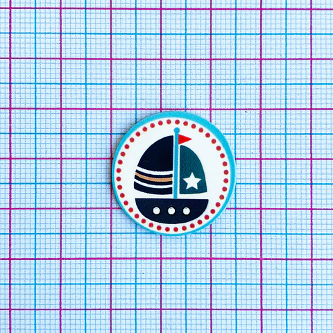 PIN ✦ BARCO ACRÍLICO