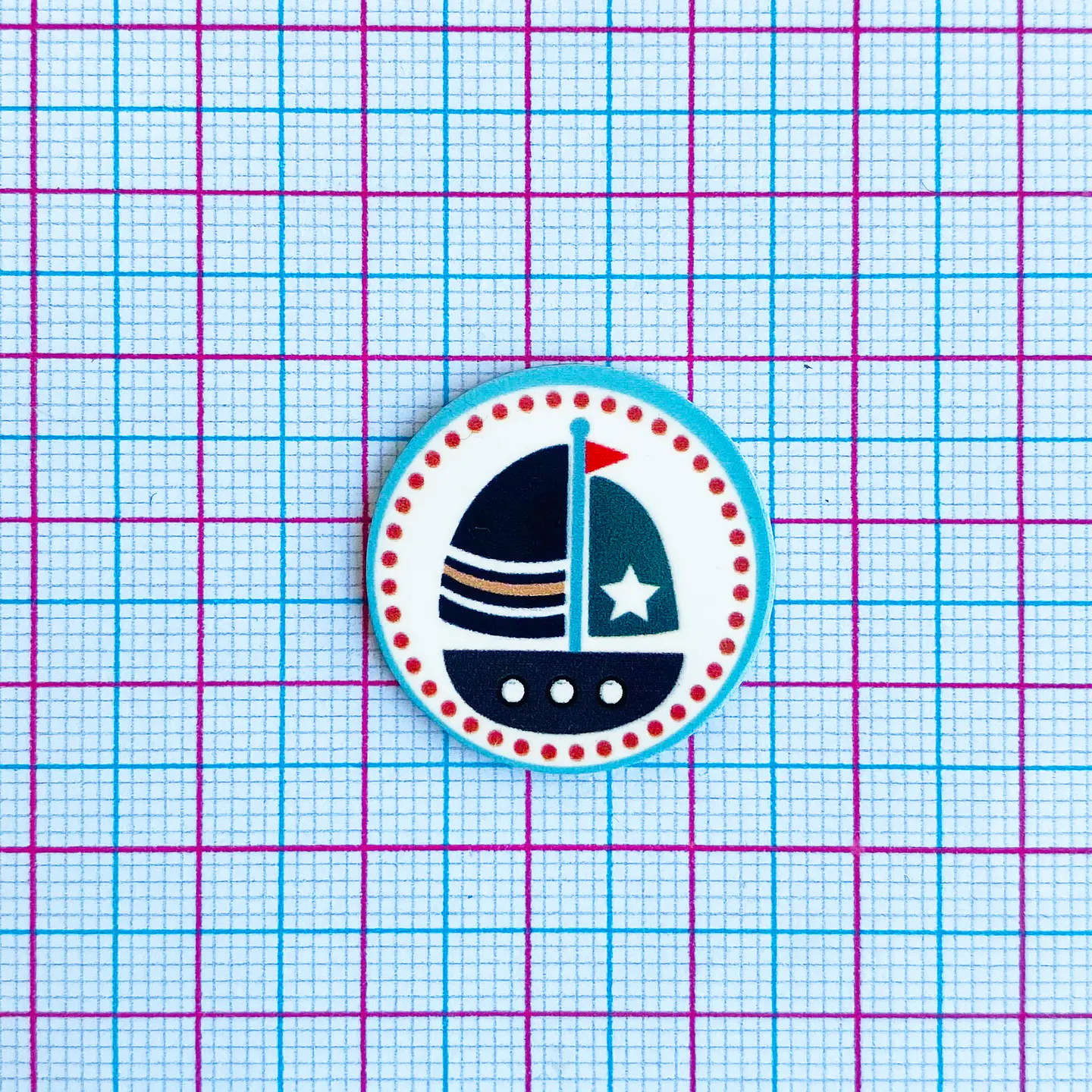 PIN ✦ BARCO ACRÍLICO 2