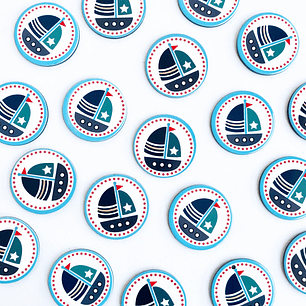 PIN ✦ BARCO ACRÍLICO