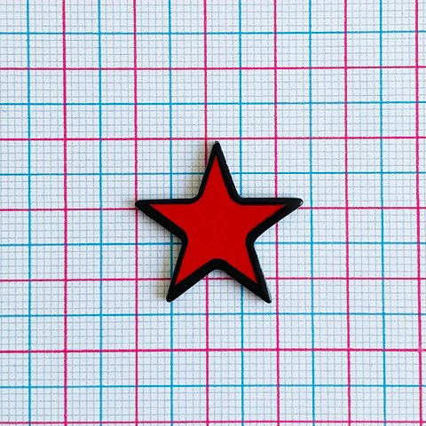 PIN ✦ ESTRELLA ACRÍLICA