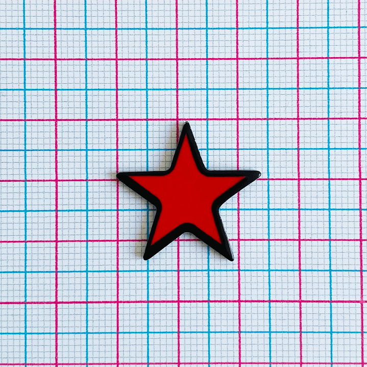 PIN ✦ ESTRELLA ACRÍLICA 2