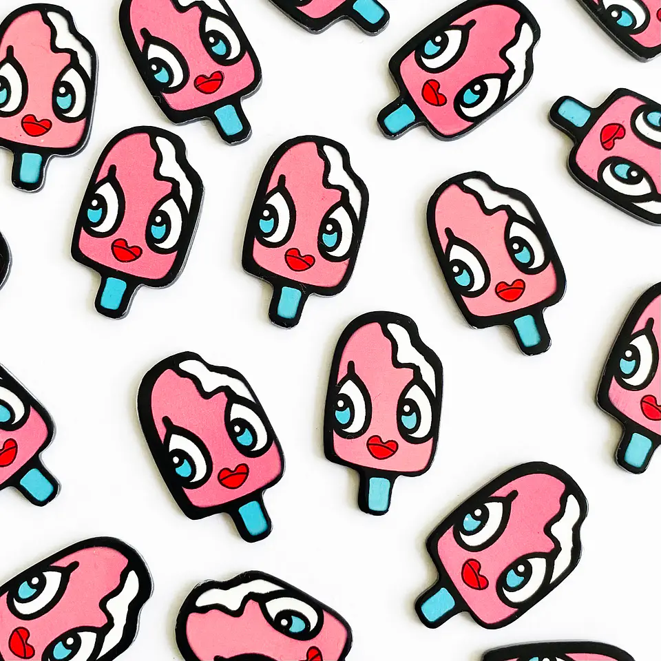 PIN ✦ PALETA CARITA ACRILICA 1