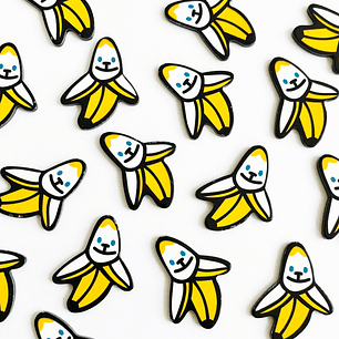 PIN ✦ BANANO ACRILICO 