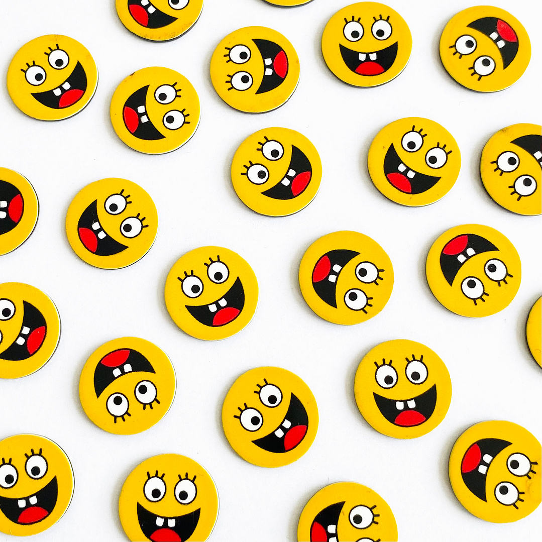 PIN ✦ CARITA SONRIENTE ACRILICA 1