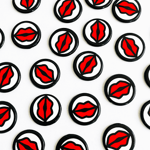 PIN ✦ LABIOS ACRILICO