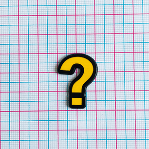 PIN ✦ INTERROGACIÓN ACRILICO