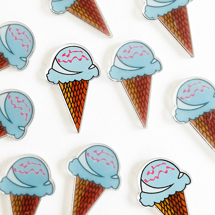 PIN ✦ HELADO ACRILICO 1