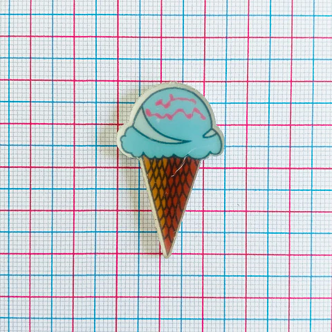 PIN ✦ HELADO ACRILICO