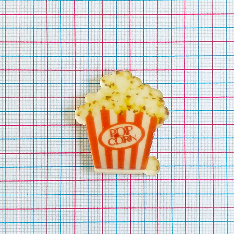 PIN ✦ POP CORN ACRILICO