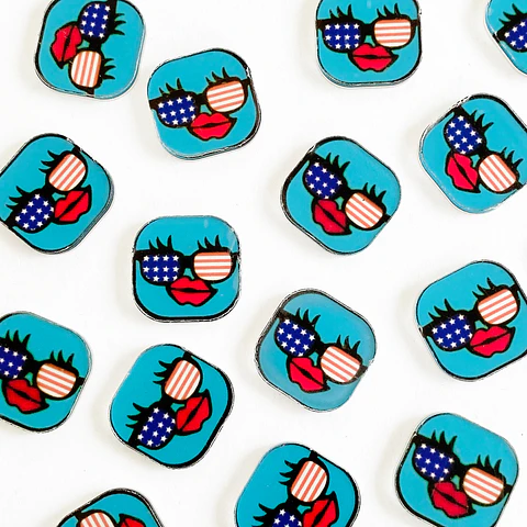 PIN ✦ PLACA NEW YORK ACRILICO