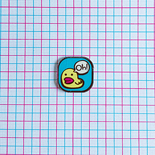 PIN ✦ PLACA PATO ACRILICO