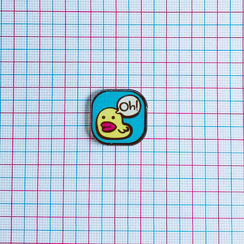 PIN ✦ PLACA PATO ACRILICO