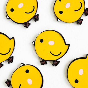 PIN ✦ POLLO ACRILICO