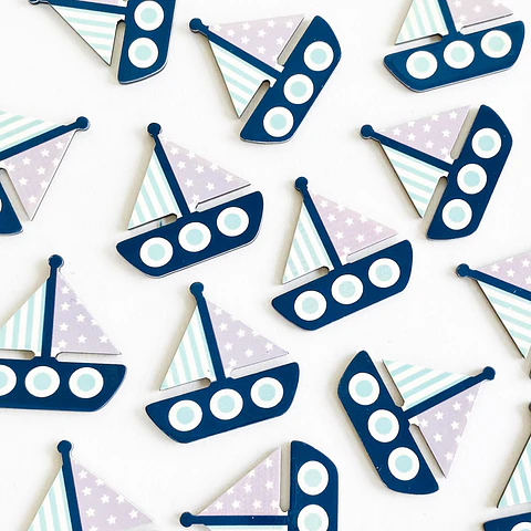 PIN ✦ BARCO ACRILICO