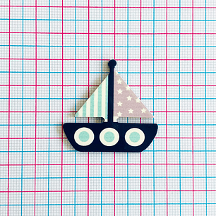 PIN ✦ BARCO ACRILICO