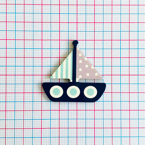 PIN ✦ BARCO ACRILICO