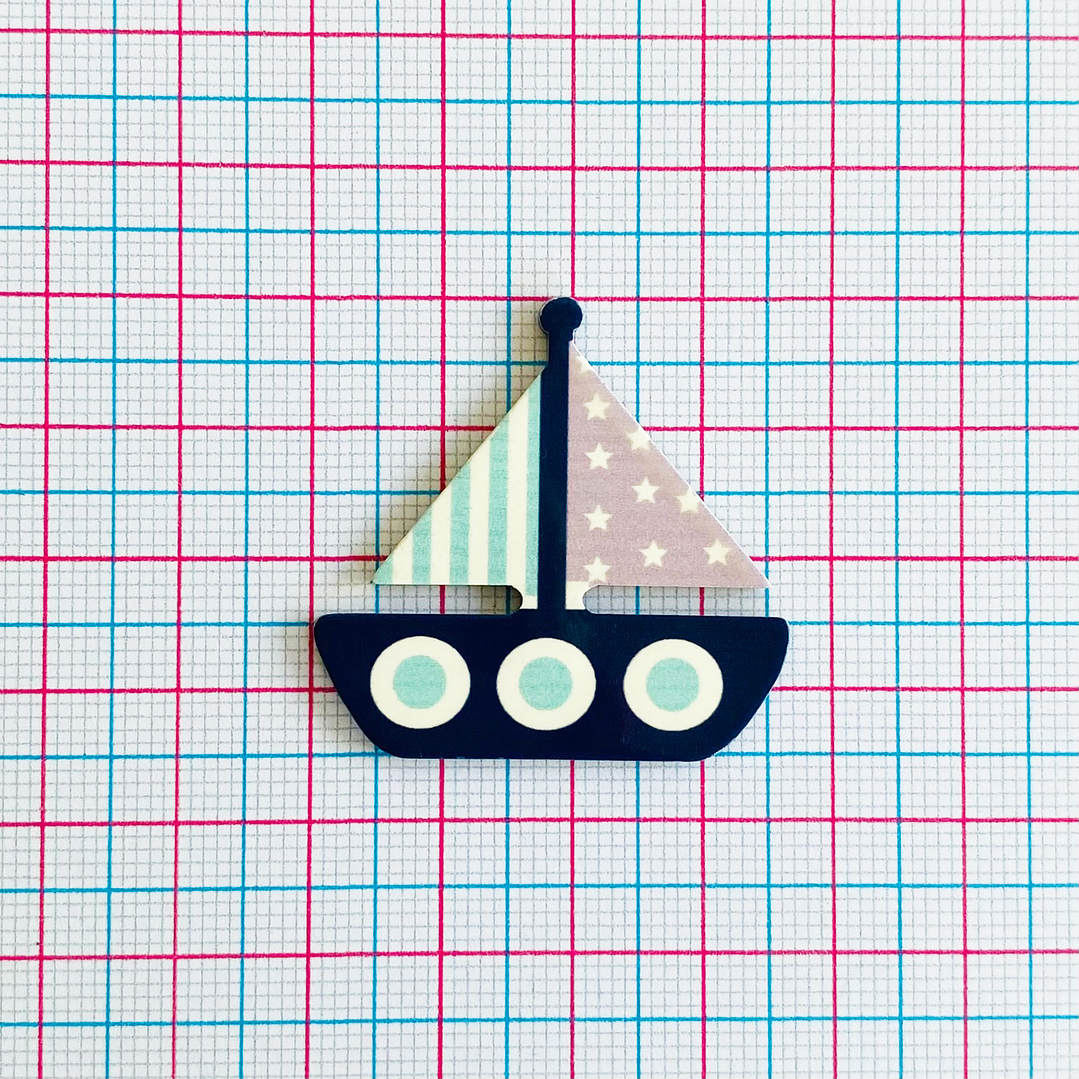 PIN ✦ BARCO ACRILICO 2