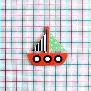 PIN ✦ BARCO ACRILICO