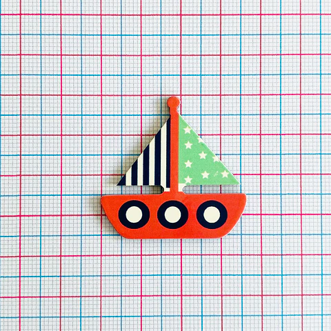 PIN ✦ BARCO ACRILICO