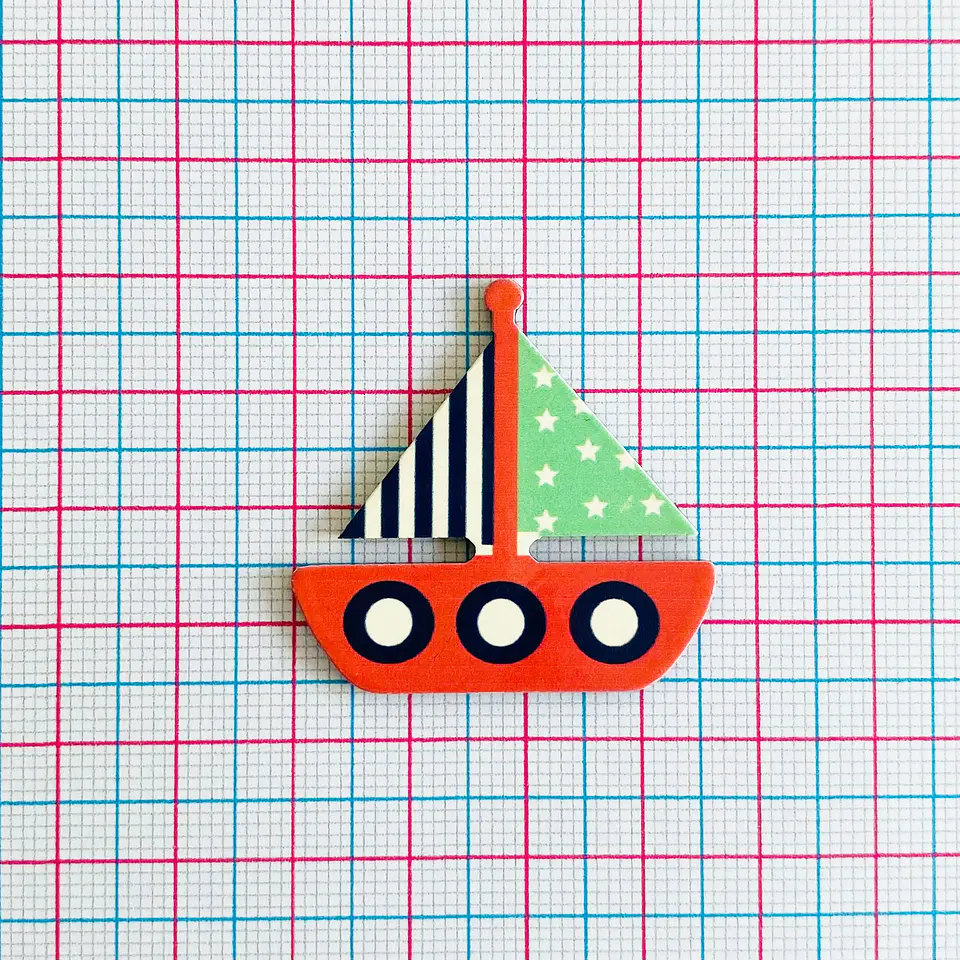 PIN ✦ BARCO ACRILICO 2