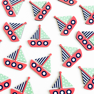 PIN ✦ BARCO ACRILICO