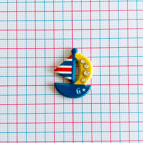 PIN ✦ BARCO ACRILICO