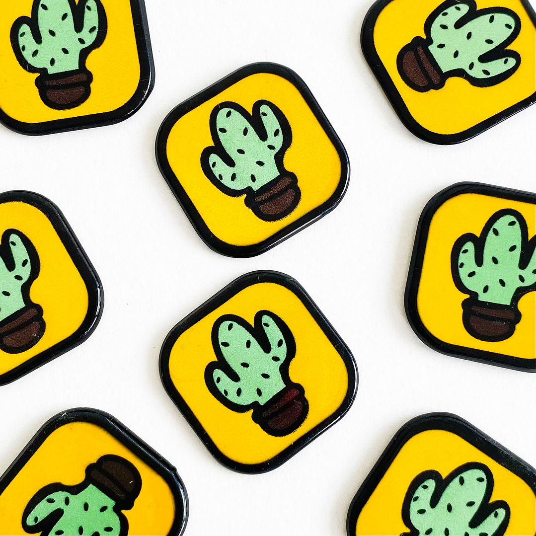 PIN ✦ PLACA CACTUS ACRILICO 1