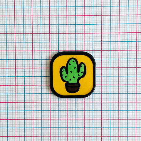 PIN ✦ PLACA CACTUS ACRILICO