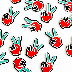 PIN ✦ MANO ACRILICO