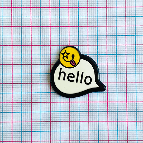 PIN ✦ BURBUJA ACRILICO