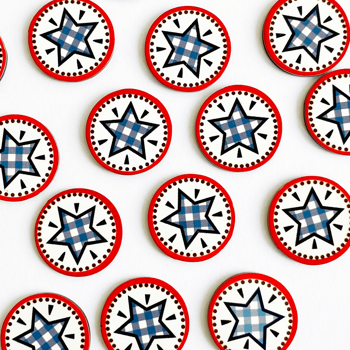 PIN ✦ ESTRELLA ACRILICA 1