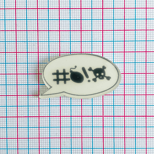 PIN ✦ BURBUJA ACRILICO