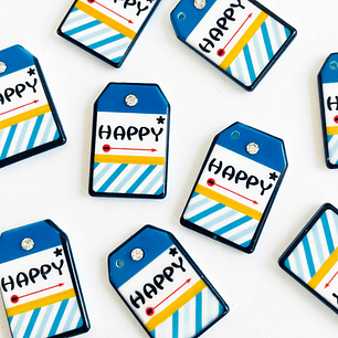 PIN ✦ TAG EQUIPAJE ACRILICO