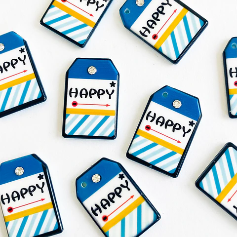 PIN ✦ TAG EQUIPAJE ACRILICO