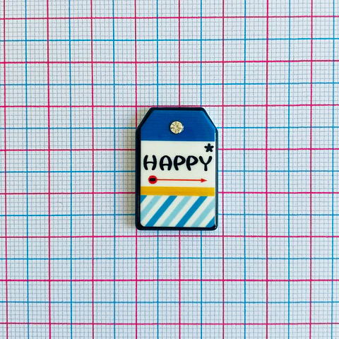 PIN ✦ TAG EQUIPAJE ACRILICO