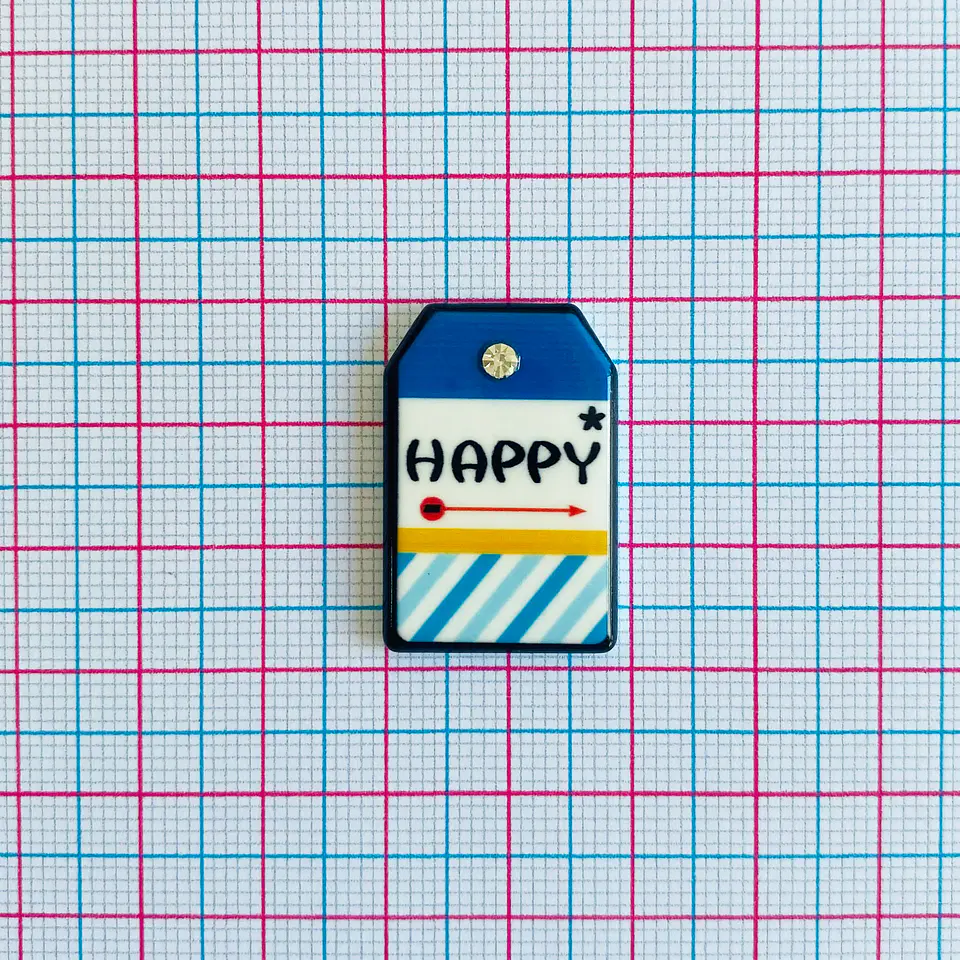 PIN ✦ TAG EQUIPAJE ACRILICO 2