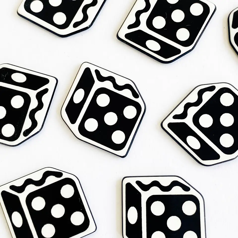 PIN ✦ DADOS ACRILICOS 1